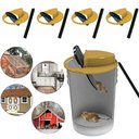 Ver imagem 1 de Armadilha Ratoeira Pega Rato Balde Reutilizavel Ratazana Camundongo Kit 5 Und