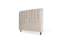 Ver imagem 1 de Cabeceira De Cama Box Ana Solteiro 90cm X 118cm Couro Bege Mz Decor