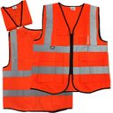 Ver mais imagens de Colete Faixa Sinalizador Blusao Fluorescente Refletivo EPI Obra Construçao Transito Guarda Segurança