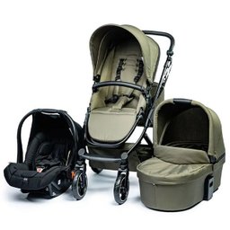 Kit Carrinho Moisés como 4 com Bebê Conforto + Bolsa Olive (verde) - Abc Design - 1