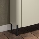 Ver imagem 6 de Buffet Bend 180 cm Porta Lisa Incolar Luna com Pé Preto