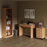 Kit 3 Peças com Escrivaninha 1 Gaveta, Estante Livreiro e Gaveteiro 3 Gavetas - 1