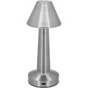 Ver imagem 1 de Luminária de Led Mesa Decorativa Usb Metal 21x9x9cm Prata