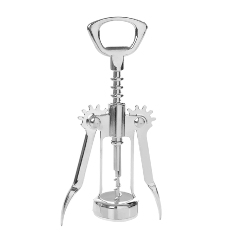 Saca Rolha Abridor de Vinho Metálico com Alavanca