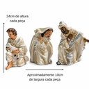 Ver mais imagens de Presépio de Natal 11 Peças 30cm Resina Premium Acabamento Artesanal e Alto Padrão Decorativo R-8961-