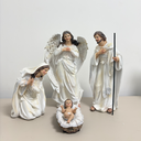 Ver imagem 4 de Presépio de Natal 11 Peças 30cm Resina Premium Acabamento Artesanal e Alto Padrão Decorativo R-8961-