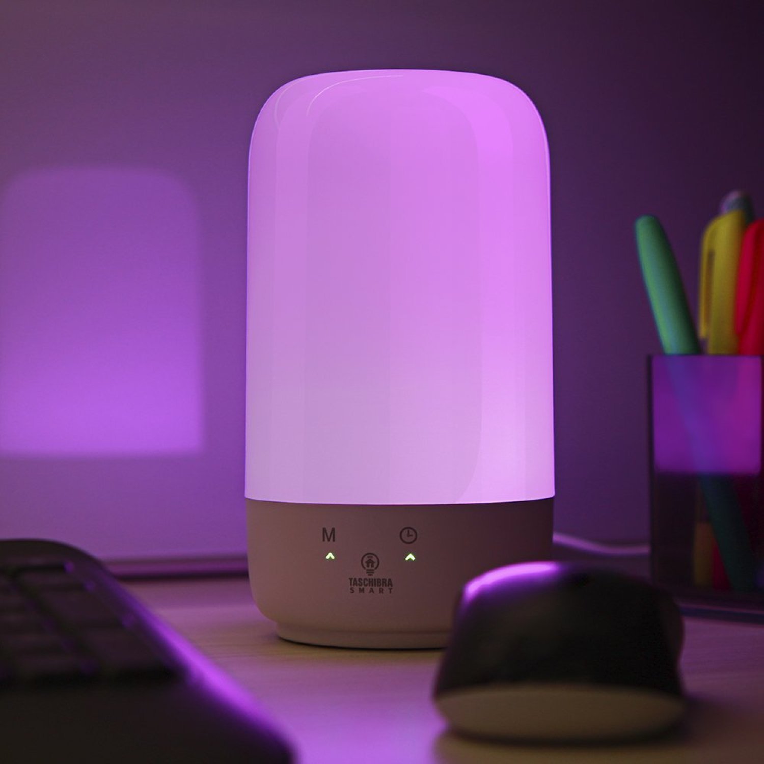 Luminária de Mesa Smart Pill Wi-fi LED 6W RGB Taschibra