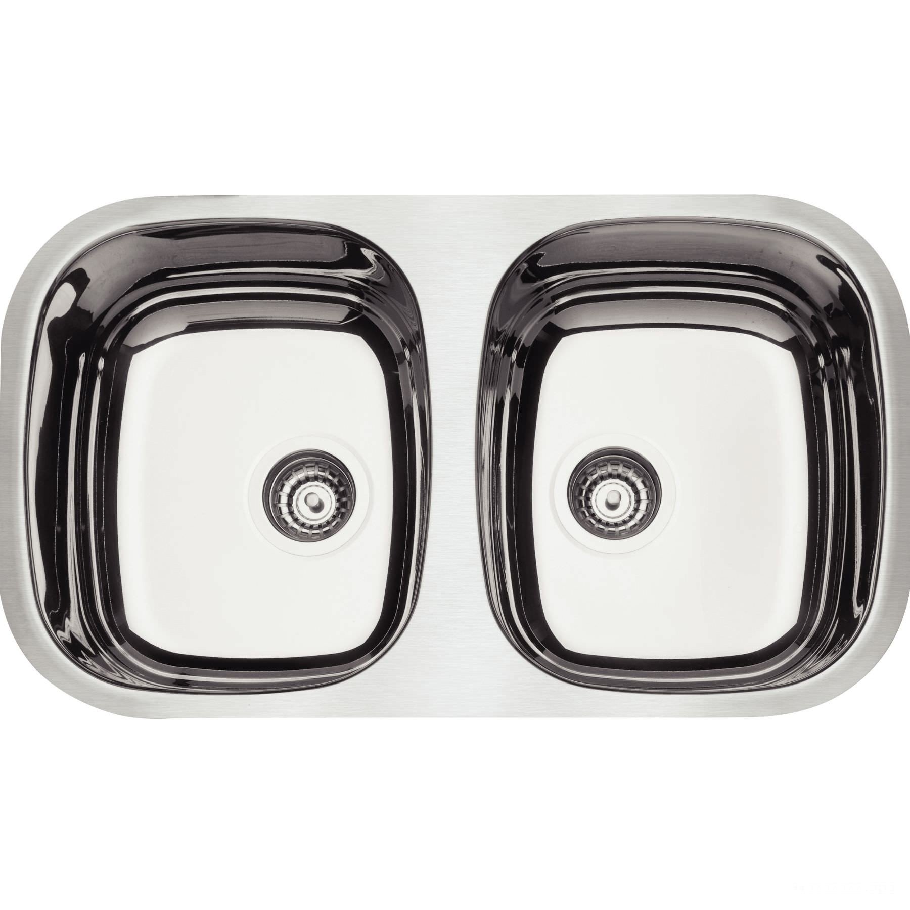 Cuba de Embutir Tramontina Isis 2c 34 Bl em Aço Inox Alto Brilho 72x40 ...