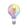 Lampada Smart Filamento Wi-fi LED 6W G95 RGB Taschibra - 2