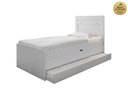 Ver imagem 3 de Cama Solteiro Larissa com Cama Auxiliar Branco - Framar Móveis