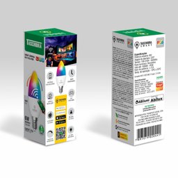 Lâmpada Smart Wi-fi LED 6W Vela RGB Taschibra - 2