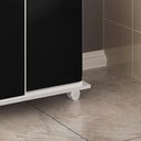 Ver imagem 6 de Balcao Fruteira Cozinha 2 Portas 89 Cm Mf185 Branco Preto Dtall Branco Preto