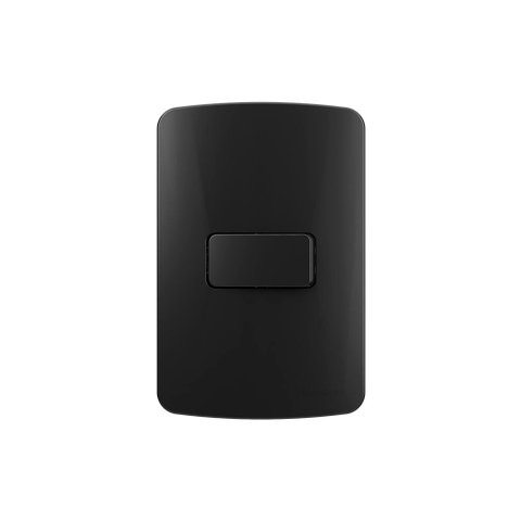 Interruptor Paralelo Margirius B3 Colors 10a com Placa 4x2 Preto Ebony
