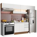 Ver imagem 3 de Armário de Cozinha Compacta 280cm Rustic/Branco Marina Madesa 01