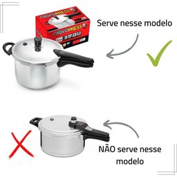 Kit Reparo Borracha Panela Pressão Nigro Press Peso Valvula - 4