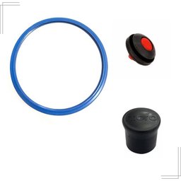 Kit Reparo Borracha Panela Pressão Nigro Press Peso Valvula - 1