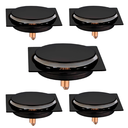 Ver imagem 1 de Kit C/5 Ralo Inox para Piso Click 10x10 Cm Preto Fosco