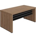 Ver imagem 6 de Mesa para Escritório Home Office 158cm Atria Executiva A02 Nogal Preto - Lyam Decor