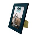 Ver imagem 2 de Kit 4 Porta Retrato 10x15 A6 Apoio Decorativo Moldura com Vidro Foto Decor:preto
