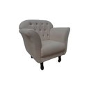 Ver imagem 5 de Kit 2 Poltronas Decorativa Dália Bouclé Cinza Claro