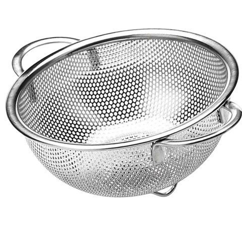 Escorredor Inox Macarrao Massas Frutas Verduras Legumes Cozinha Multiuso Versatil Higienico Resisten