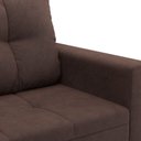 Ver imagem 4 de Sofá de Canto 4 Lugares com Chaise 181cm Industrial Suede Leme Marrom