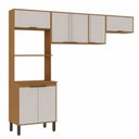 Ver imagem 3 de Cozinha Compacta Modulada 3 Peças com Torre Quente para 2 Fornos e Espaço para Cooktop Madalena