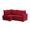 Ver imagem 2 de Sofá de Canto 4 Lugares 181cm Leme Vermelho