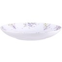 Ver imagem 2 de Jogo 12 Pratos Fundos Porcelana Branca Decorada Tramontina Fogli 21cm Mesa Posta Buffet Eventos