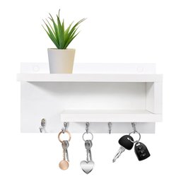 Porta Chaves de Parede Organizador Moderno Multiuso 100% Mdf - 3