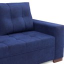 Ver imagem 4 de Sofá de Canto 6 Lugares com Chaise 2,38m Industrial Suede Gávea Azul