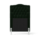 Ver imagem 3 de Cabeceira Estofada Para Cama Box Pollux 90 Para Cama de Solteiro Sued Verde Aradecor