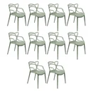 Ver imagem 1 de Kit 10 Cadeiras Allegra Verde