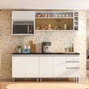 Ver imagem 1 de Cozinha Modulada 5 Peças com Aéreo de Vidro Reflecta e Garrafeiro Evidence