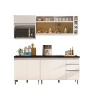 Ver imagem 2 de Cozinha Modulada 5 Peças com Aéreo de Vidro Reflecta e Garrafeiro Evidence