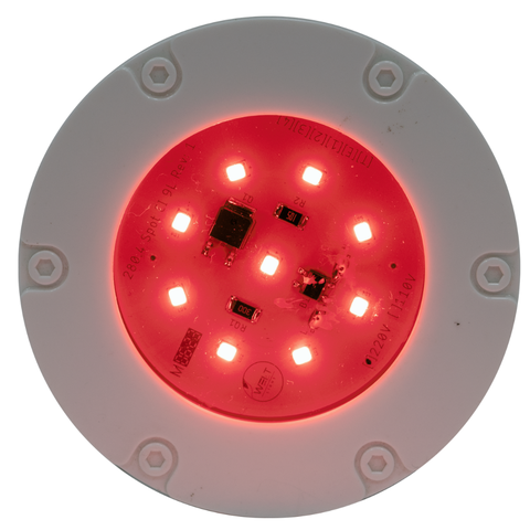 Mini Refletor Led Decorativo Econômico Vermelho - 110v