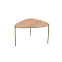 Ver imagem 3 de Mesa de Centro Orgânica 58,5cm Pé Metal Móvel na Caixa