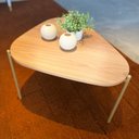 Ver imagem 7 de Mesa de Centro Orgânica 58,5cm Pé Metal Móvel na Caixa