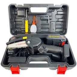 Mini Motosserra A Bateria Corta Galhos 21V Bivolt SA Tools - 4