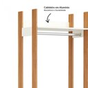 Ver imagem 5 de Closet Modulado 1 Cabideiro 4 Prateleiras 73,5cm Tw402 Dalla Costa
