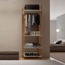 Ver imagem 1 de Closet Modulado 1 Cabideiro 4 Prateleiras 73,5cm Tw402 Dalla Costa