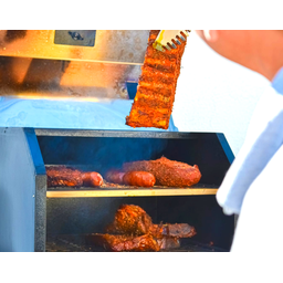 Churrasqueira Pit Smoker Hotbox Pezinho Alto - VERMELHO - 4
