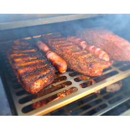 Churrasqueira Pit Smoker Hotbox Pezinho Alto - VERMELHO - 2