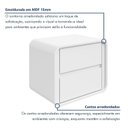 Ver imagem 5 de Mesa de Cabeceira 2 Gavetas Loop Branco