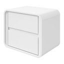 Ver imagem 3 de Mesa de Cabeceira 2 Gavetas Loop Branco