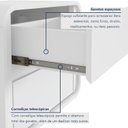 Ver mais imagens de Mesa de Cabeceira 2 Gavetas 45cm X 55cm Loop