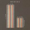 Ver imagem 7 de Tapete Cozinha Jogo 2 Peças Passadeira 1,30m X 0,45m Capacho 0,65m X 0,45m Antiderrapante Rústico