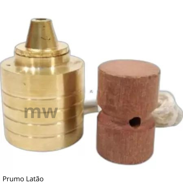 Prumo Latão Mw Pesado Nº4 (530g) - 1