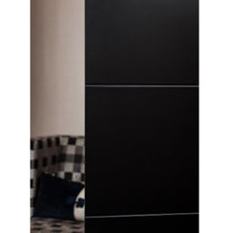 Biombo Frisado Preto 180x135cm - 6