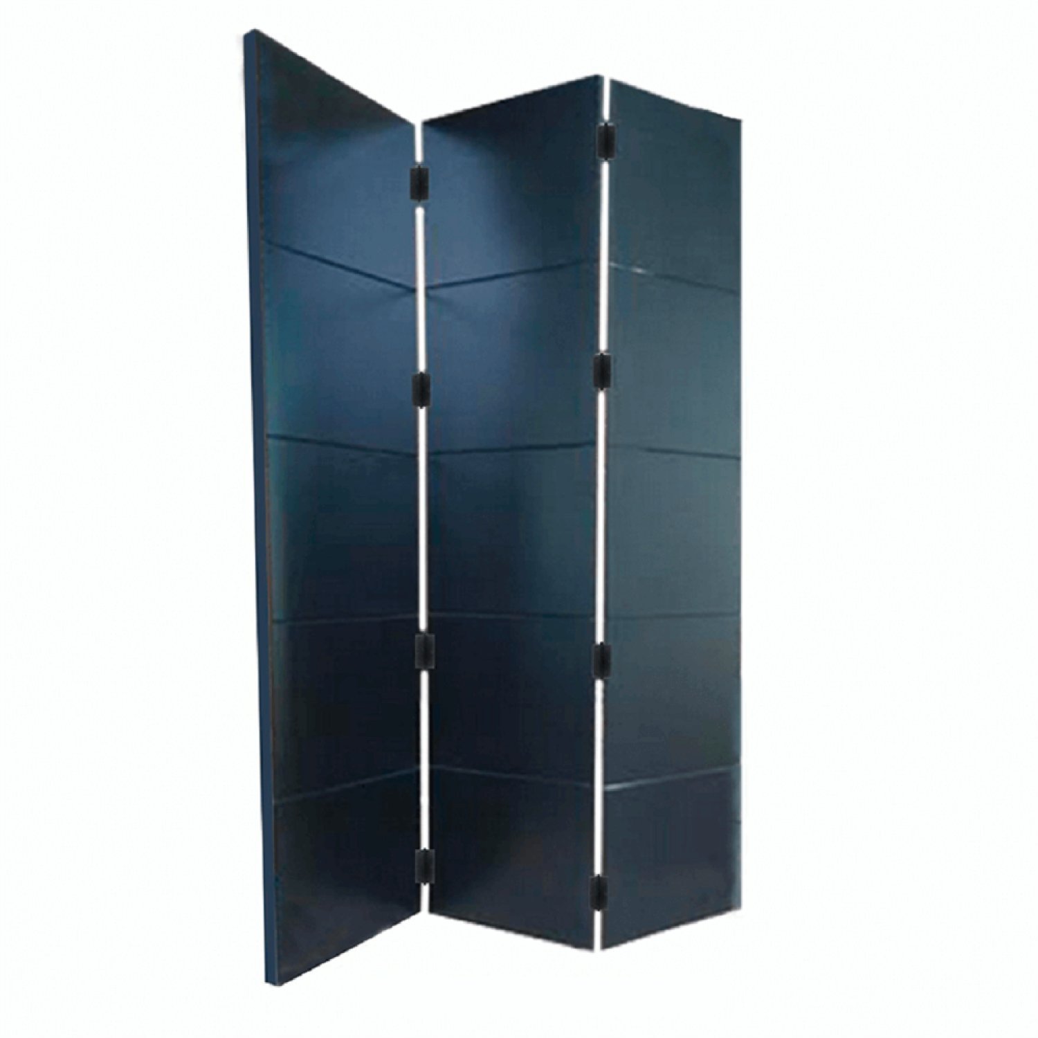 Biombo Frisado Preto 180x135cm Casablanca - 2